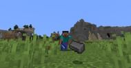 Steve sad about not getting improved loot with a Looting Enchanted Sword (Image via Minecraft)